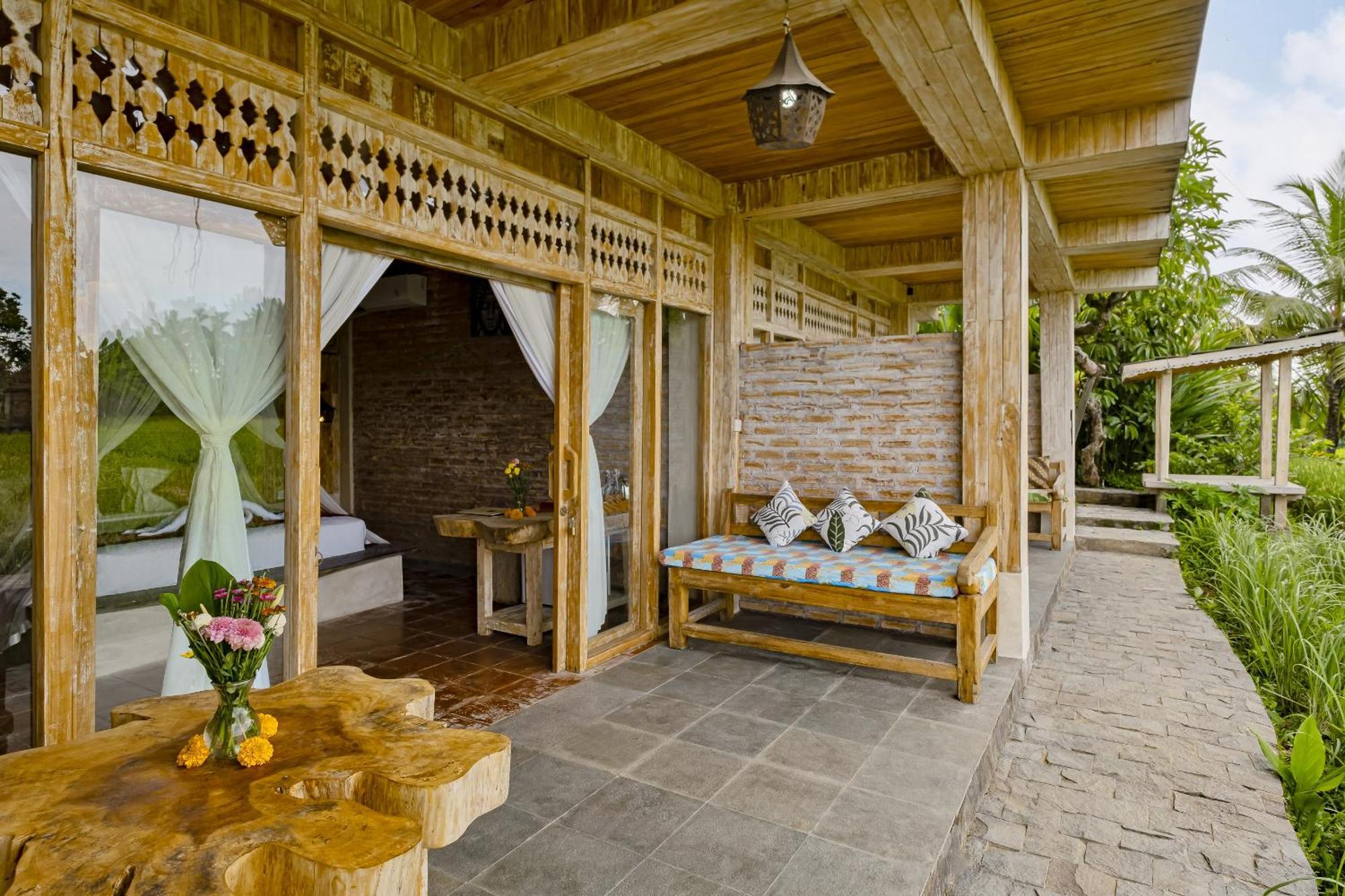 Joglo Organik Guesthouse Ubud Exterior foto