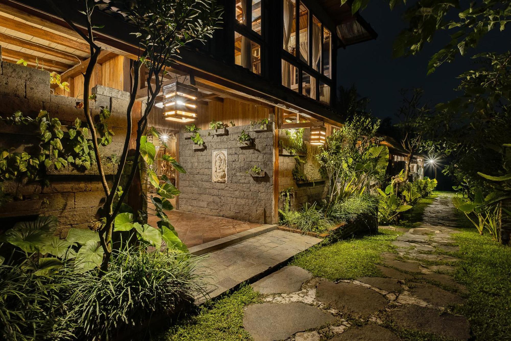 Joglo Organik Guesthouse Ubud Exterior foto