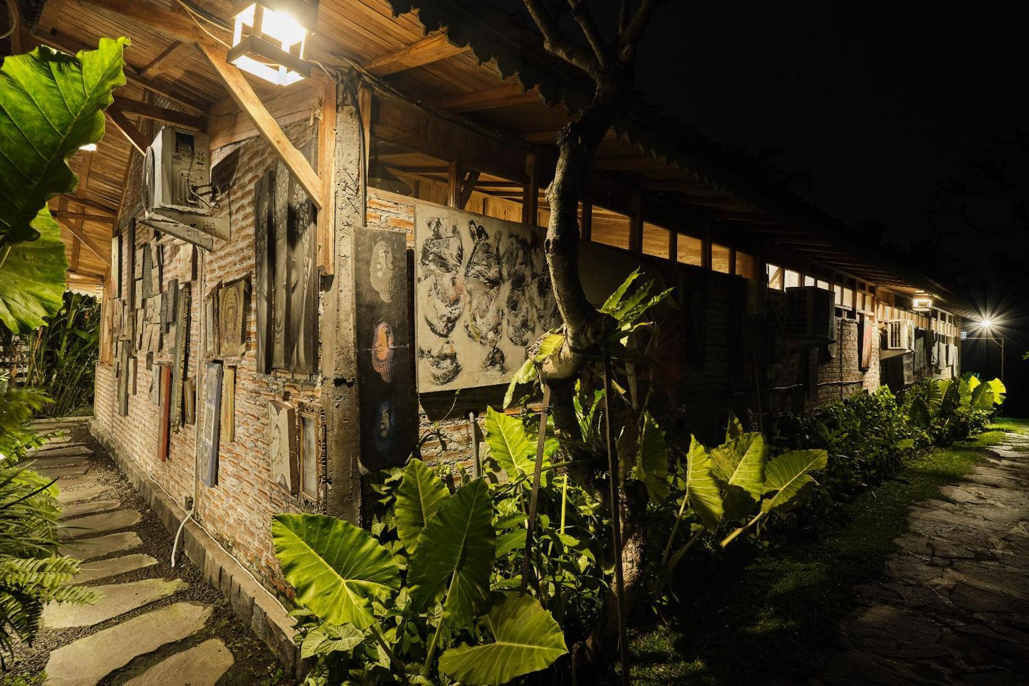 Joglo Organik Guesthouse Ubud Exterior foto