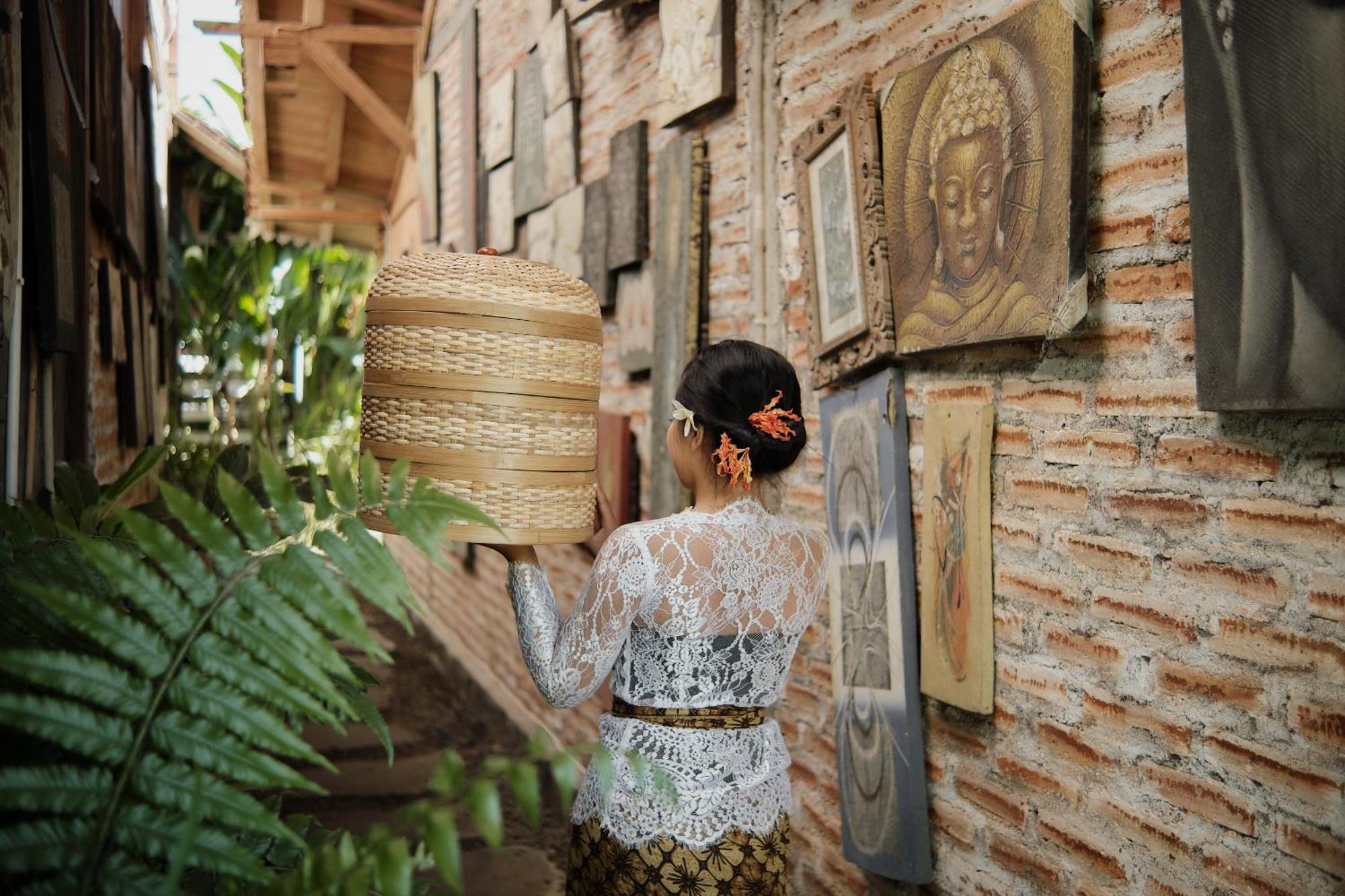 Joglo Organik Guesthouse Ubud Exterior foto