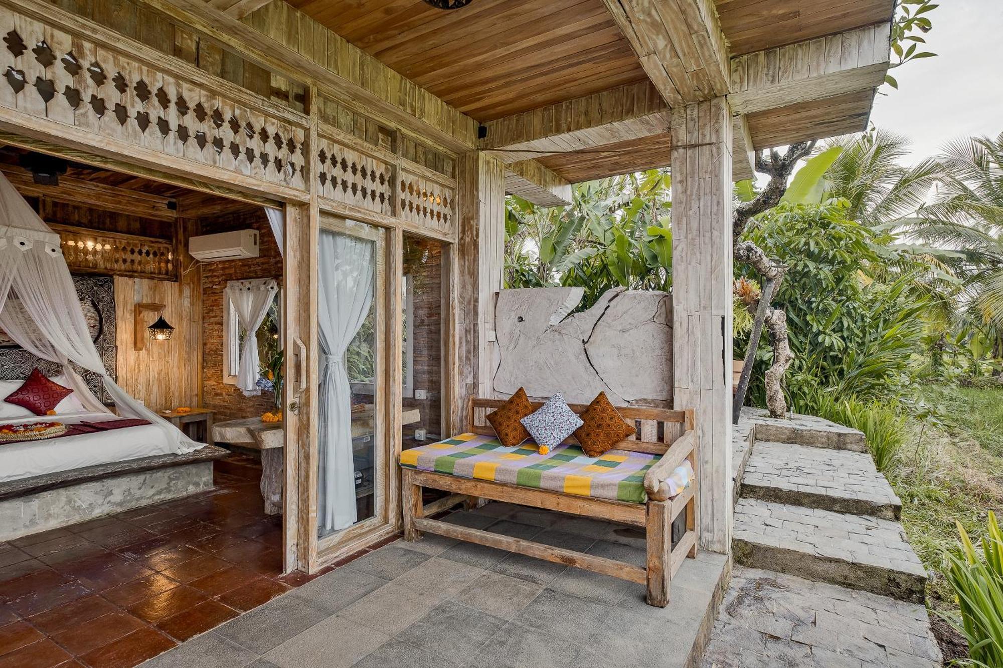 Joglo Organik Guesthouse Ubud Exterior foto