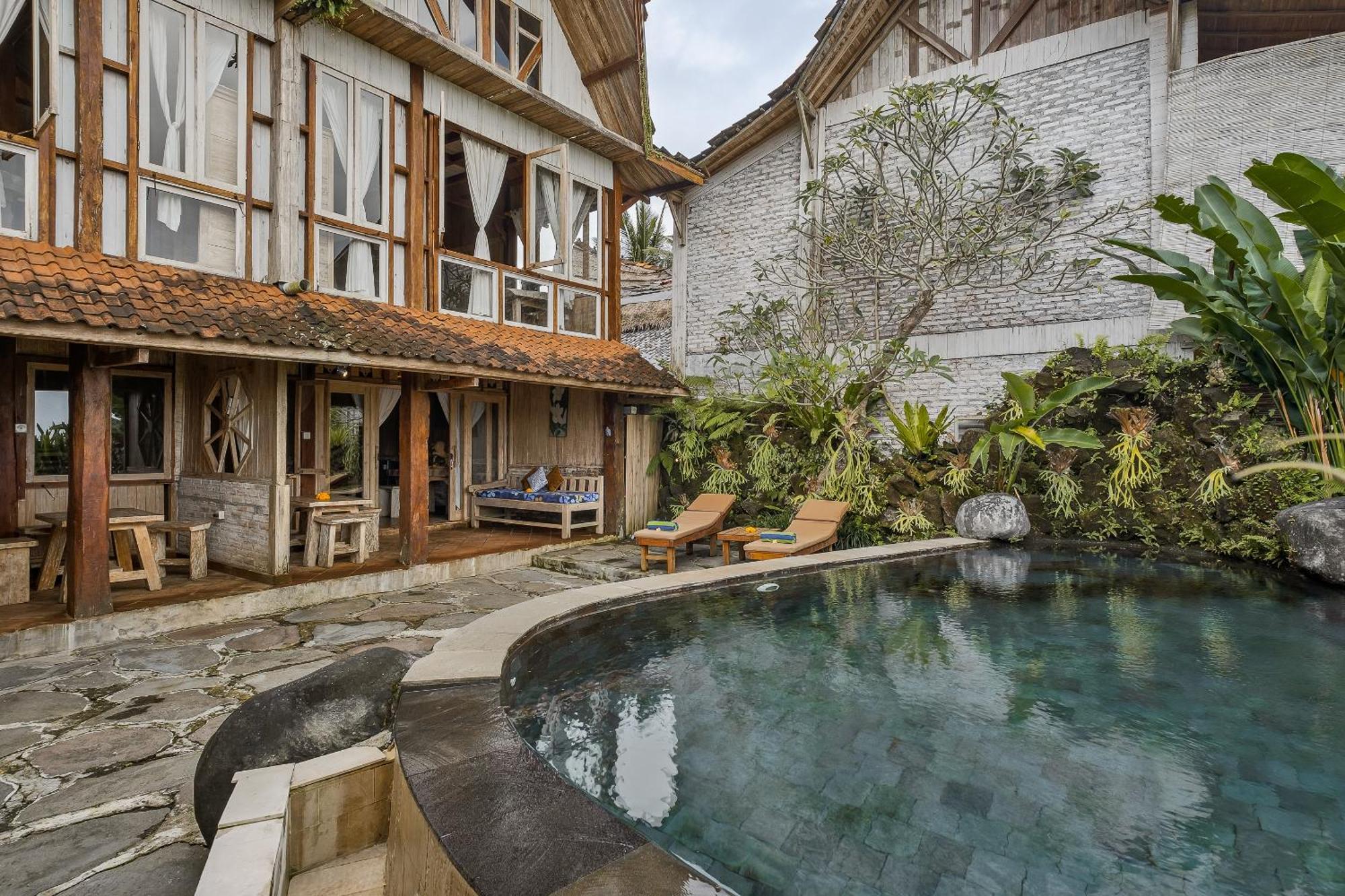 Joglo Organik Guesthouse Ubud Exterior foto