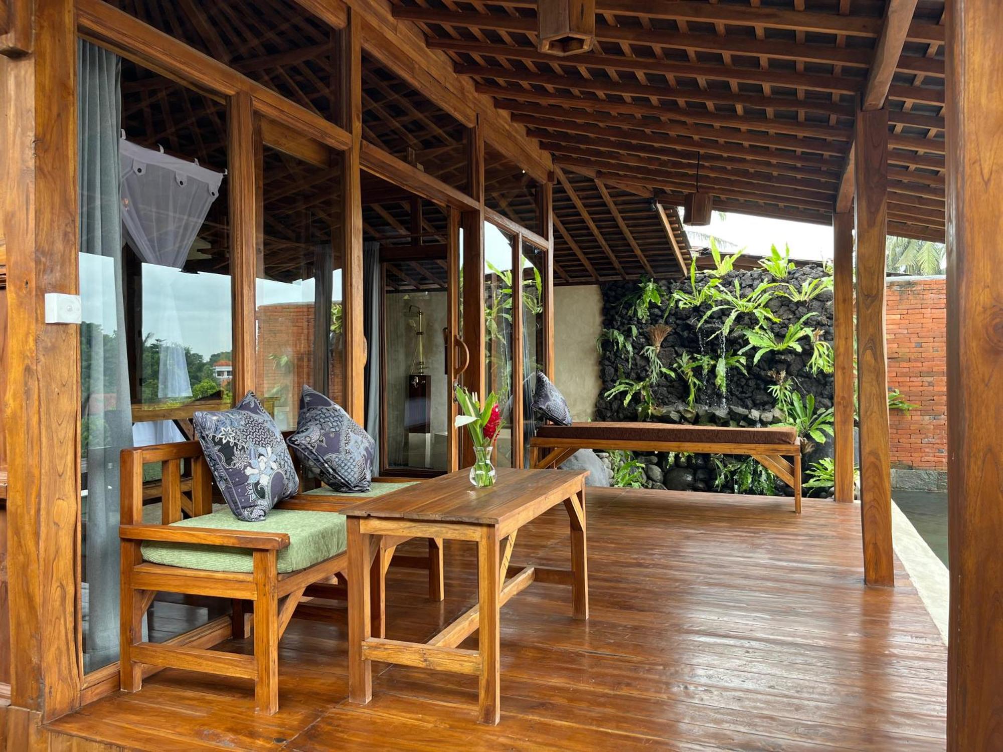 Joglo Organik Guesthouse Ubud Exterior foto