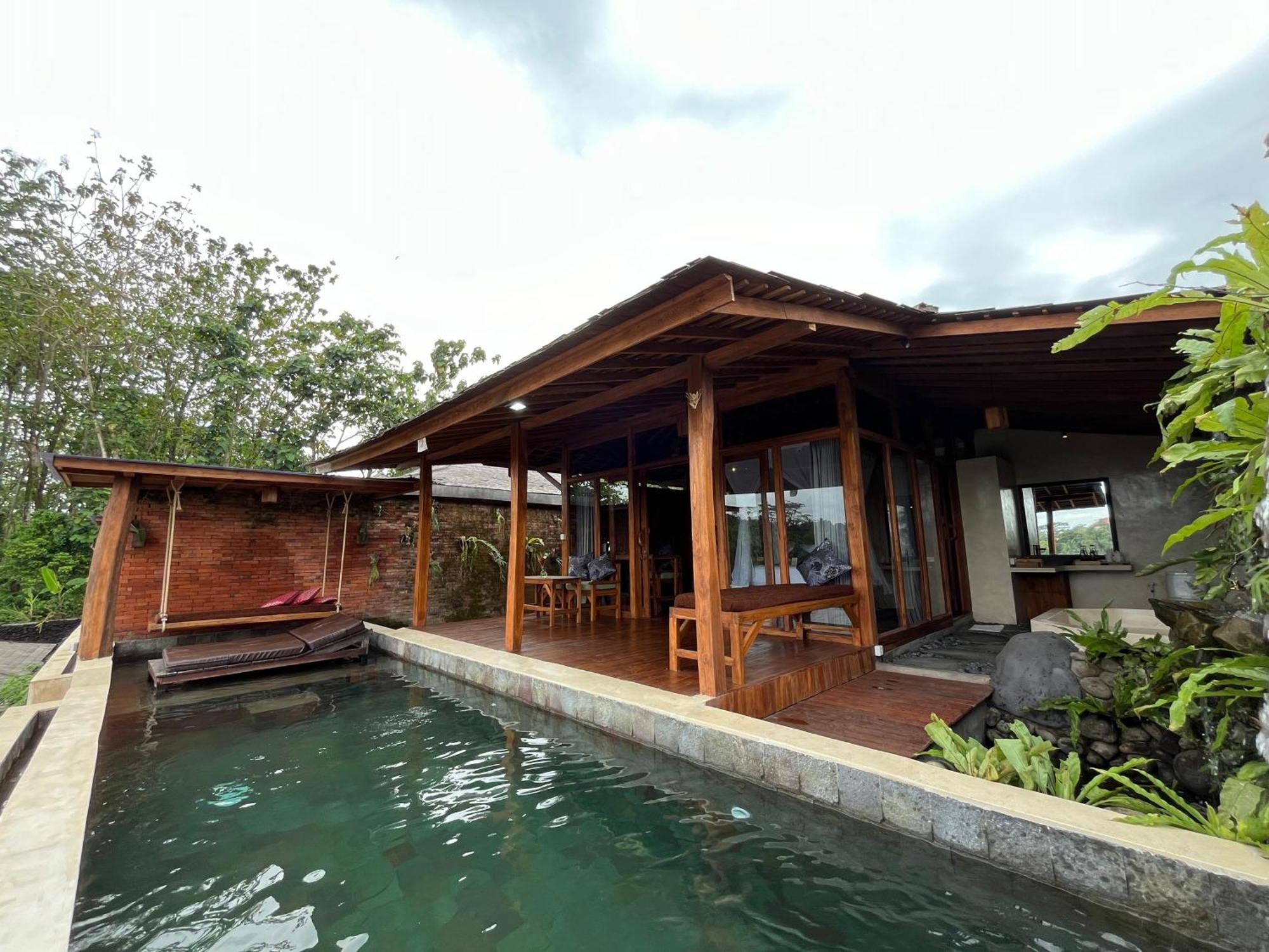 Joglo Organik Guesthouse Ubud Exterior foto